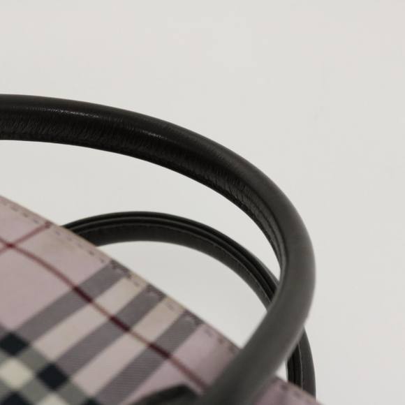 BURBERRY Nova Check Hand Bag Nylon Beige Auth ar8988 - Picture 8 of 16